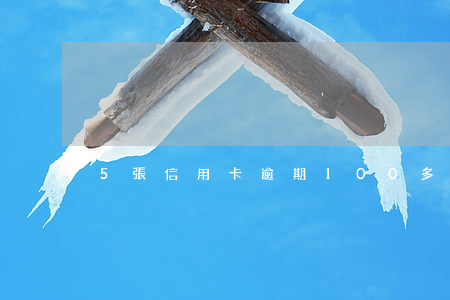 5張信用卡逾期100多次