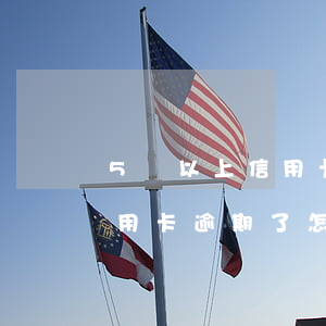 5萬以上信用卡逾期了怎么辦-5萬以上信用卡逾期了怎么辦呢