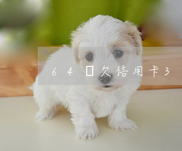 64歲欠信用卡3萬