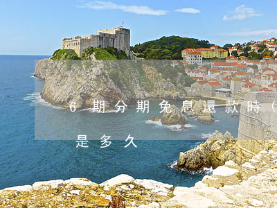 6期分期免息還款時(shí)間(6期免息是多久)