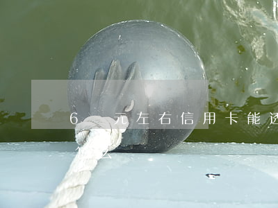 6萬元左右信用卡能透支(信用卡透支幾百塊怎么辦)