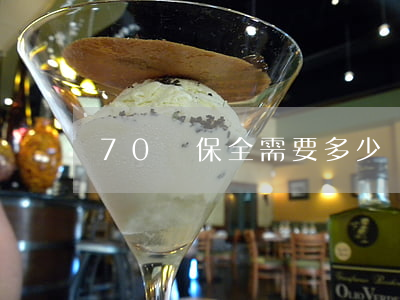 70萬保全需要多少錢