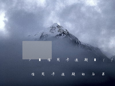 7張信用卡逾期負(fù)債20萬(10張信用卡逾期的后果)