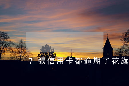 7張信用卡都逾期了（花旗信用卡逾期三天）
