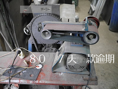 80個7天貸款逾期(網貸逾期7天嚴重嗎)