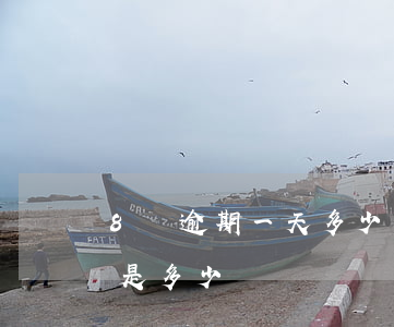 8萬逾期一天多少錢-8000元逾期一天是多少