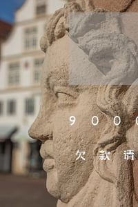 9000元欠款请律师要多少钱(9000元欠款请律师要多少钱)
