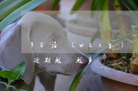 90后網(wǎng)貸大面積逾期(90后逾期越來越多)