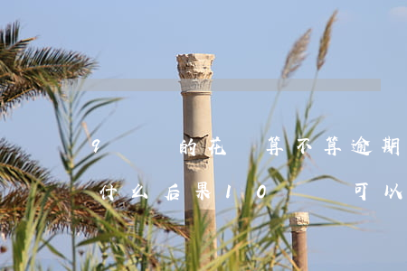 9號還的花唄算不算逾期(9號不還花唄會有什么后果,10號還可以嗎)