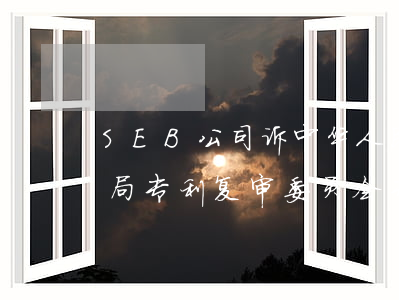 SEB公司诉中华人民共和国国家知识产权局专利复审委员会专利宣告