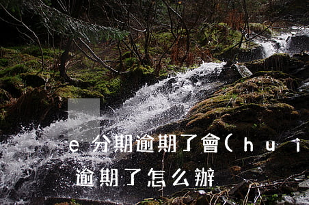 e分期逾期了會(huì)被起訴嗎 e分期逾期了怎么辦