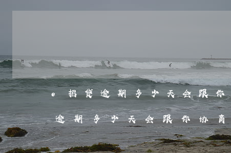 e招贷逾期多少天会跟你协商还款-e招贷逾期多少天会跟你协商还款啊