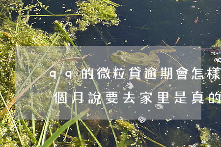 qq的微粒貸逾期會怎樣(qq微粒貸逾期兩個月說要去家里是真的嗎)