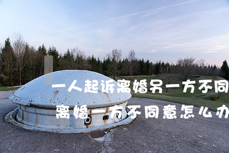 一人起诉离婚另一方不同意(一方去法院起诉离婚,一方不同意怎么办)
