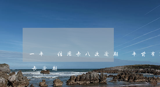 一年內信用卡八次逾期(兩年前有10次信用卡逾期)
