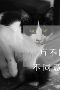 一方不同意能离婚吗(2021起诉离婚一方不同意能离婚吗)