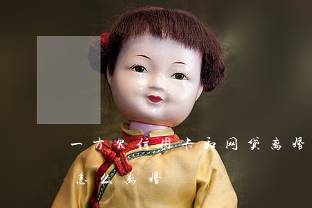 一方欠信用卡和网贷离婚(丈夫欠信用卡网贷怎么离婚)