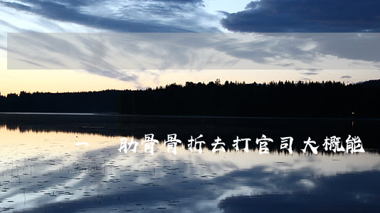 一條肋骨骨折去打官司大概能賠多少