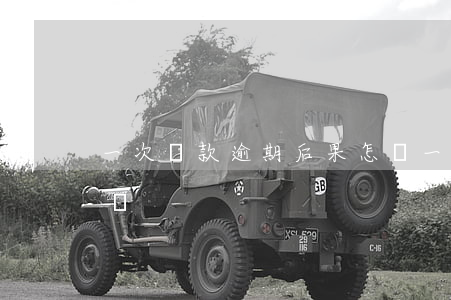 一次貸款逾期后果怎樣(一次貸款逾期后果怎樣)