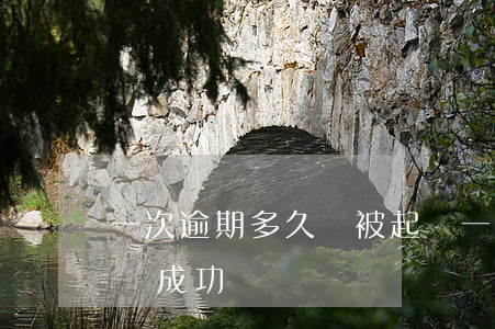 一次逾期多久會被起訴 一次逾期多久會被起訴成功