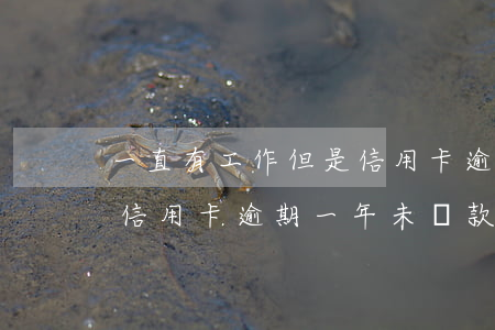 一直有工作但是信用卡逾期一年一直沒還錢（信用卡逾期一年未還款會怎么樣）