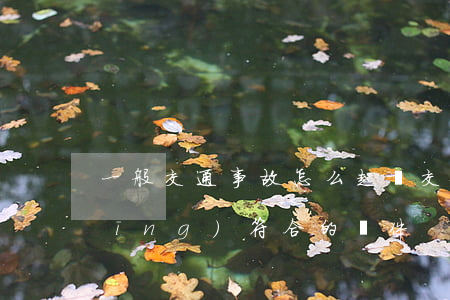 一般交通事故怎么起訴（交通事故起訴應(yīng)符合的條件）