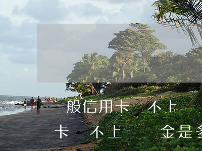 一般信用卡還不上違約金是多少-一般信用卡還不上違約金是多少錢