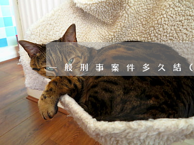 一般刑事案件多久結(jié)案