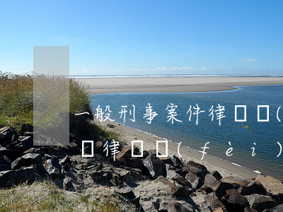 一般刑事案件律師費(fèi)多少(刑事訴訟律師費(fèi)誰出)