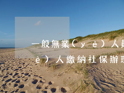 一般無業(yè)人員如何繳納社保（個(gè)人繳納社保辦理的方式有哪些）