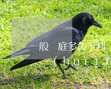 一般開庭多久下判決書(一般開庭多久下判決書,會(huì)判立刻還款)