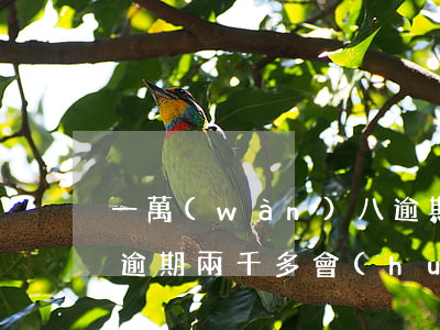 一萬(wàn)八逾期幾個(gè)月起訴(逾期兩千多會(huì)被起訴嗎)