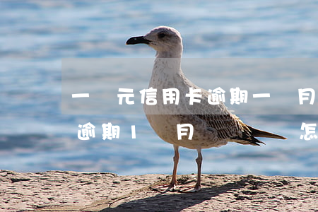 一萬元信用卡逾期一個月得還多少錢（信用卡逾期1個月沒錢還該怎么辦）
