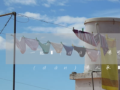 一起擔(dān)保可以共同訴訟嗎(共同擔(dān)保人,承擔(dān)的責(zé)任一樣嗎)