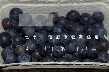 七千塊信用卡逾期(信用卡7千多逾期了會(huì)不會(huì)起訴)