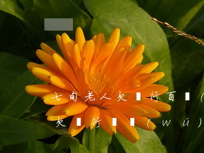 七旬老人欠銀行百萬(wàn)(70歲老人欠銀行錢無(wú)力償還)
