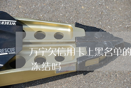 万宁欠信用卡上黑名单的人 黑名单信用卡会冻结吗