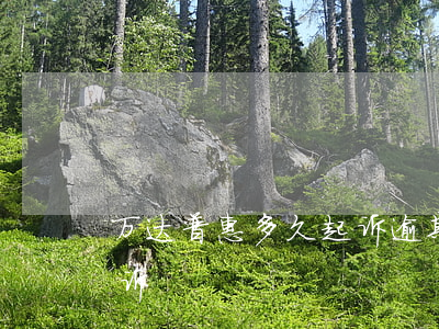 万达普惠多久起诉（逾期半个月万达普惠早起诉）