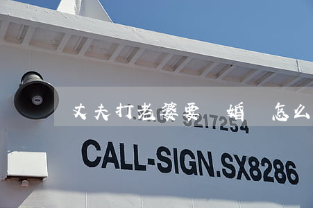 丈夫打老婆要離婚該怎么辦