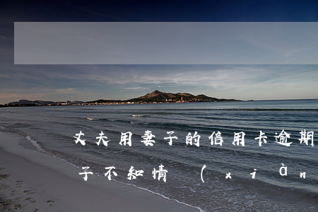 丈夫用妻子的信用卡逾期了(丈夫辦信用卡妻子不知情,現(xiàn)在逾期不還)