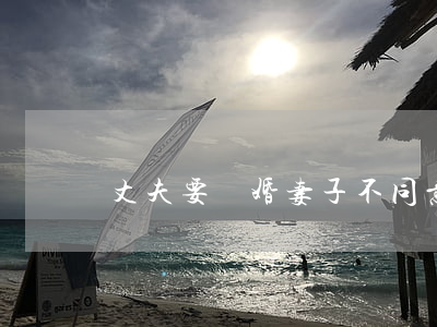 丈夫要離婚妻子不同意
