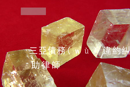 三亞債務(wù)違約糾紛律師(三亞法律援助律師)