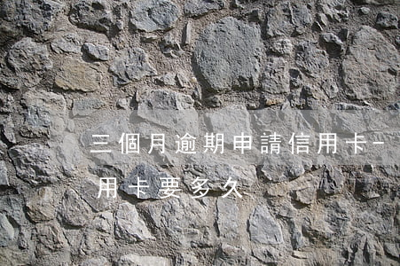 三個月逾期申請信用卡-三個月逾期申請信用卡要多久