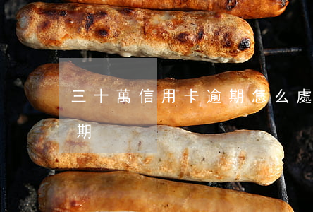三十萬信用卡逾期怎么處理(30萬信用卡逾期)