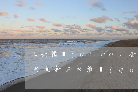三大指標(biāo)全國(guó)第九！河南新三板最權(quán)威大數(shù)據(jù)出爐
