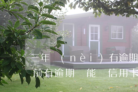 三年內(nèi)有逾期能辦信用卡嗎(三年前有逾期還能辦信用卡嗎)