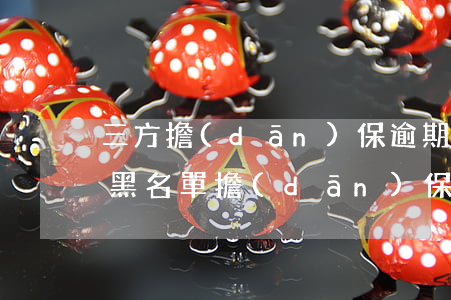 三方擔(dān)保逾期進(jìn)征信黑名單(擔(dān)保被起訴征信黑名單)