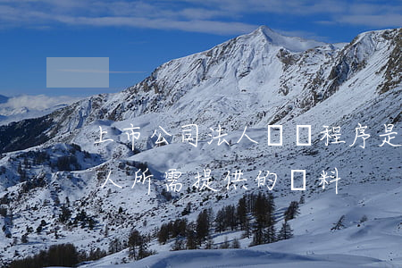 上市公司法人辭職程序是怎樣的（變更公司法人所需提供的資料）