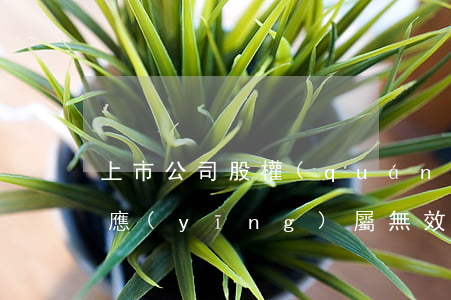 上市公司股權(quán)的隱名代持行為應(yīng)屬無效，因違反相關(guān)股權(quán)清晰的監(jiān)管規(guī)則，損害社會公共利益而無效