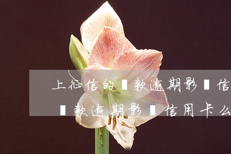 上征信的貸款逾期影響信用卡么-上征信的貸款逾期影響信用卡么嗎